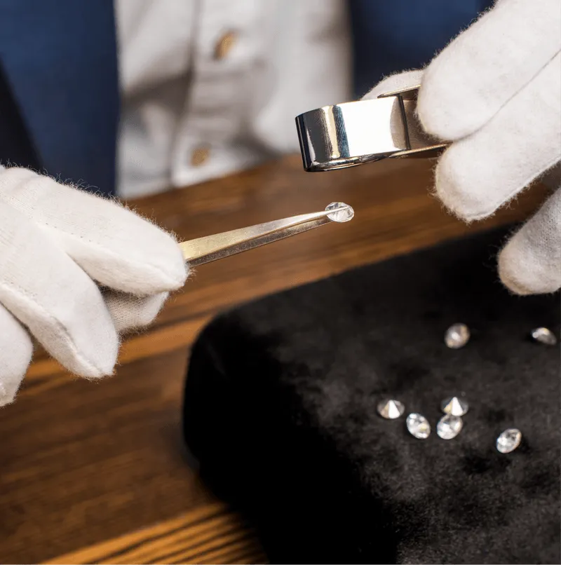 Luxury custom jewelry consultation